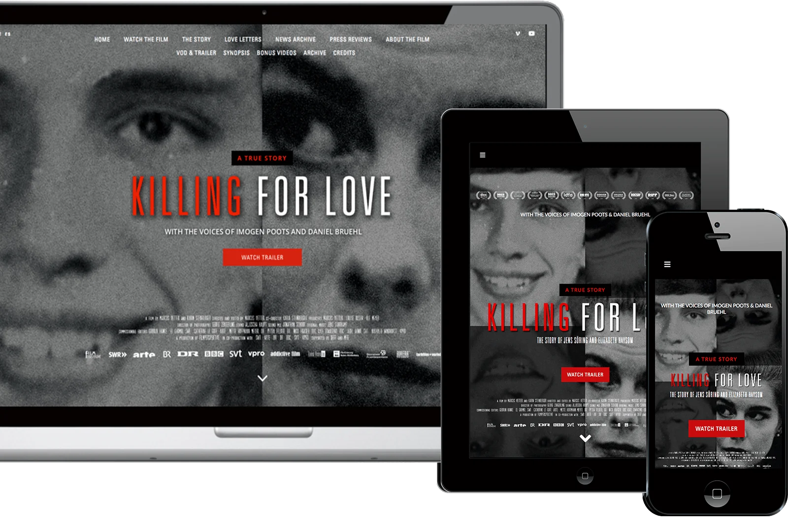 showcase Killingforlove Website